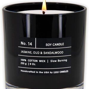 Jasmine, Oud & Sandalwood | Luxury Scented Soy Jar Candle | Hand Poured